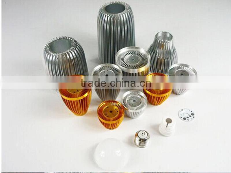 led bulb light parts 22/E27E14 base milky clear covers