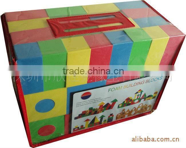 plastic large building blocks toy