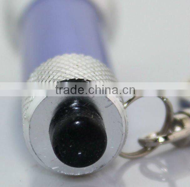 3 LED Mini Aluminum flashlight with Keychain