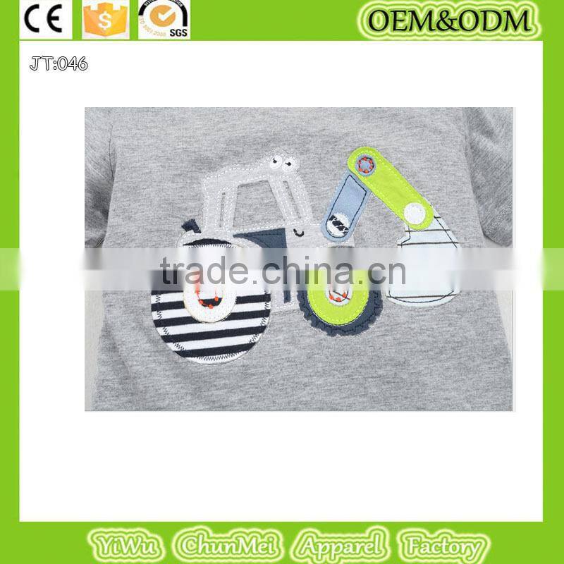 2015 new car t-shirt 100%Cotton t-shirt kids printing t-shirt Kids short sleeve custom T shirt Children's t shirt