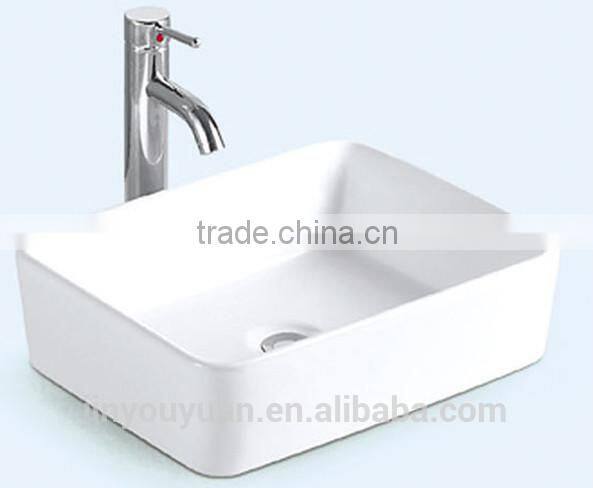 Y822 Washing Basins; Sanitary Ware Square Wash Basins For Bathrooms