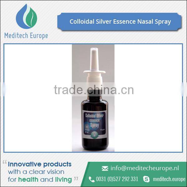 Certified Quality Colloidal Silver Essence Nasal Spray for Sale