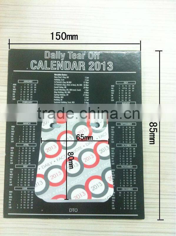 2014 customized printing desk 365 day calendar