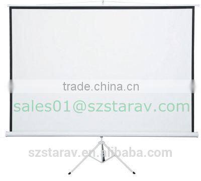 Cheap Tripod Standing Projection Screen Portable Tripod Projector Screen