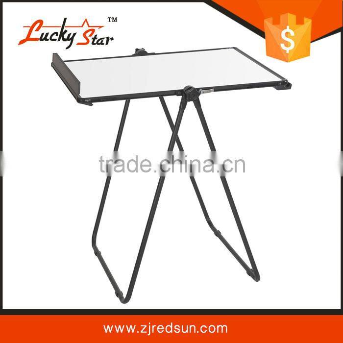 zhejiang red sun promethean interactive non-magnetic recordable white board grid lines with flip chart easel stand