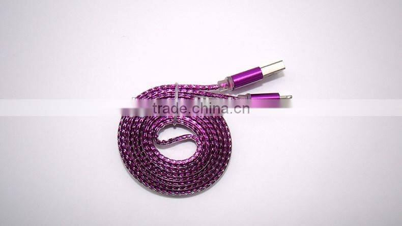 2016 High Quality Fast Charging Sync 5Pin/8Pin Micro USB Data Cable for Smart Phone