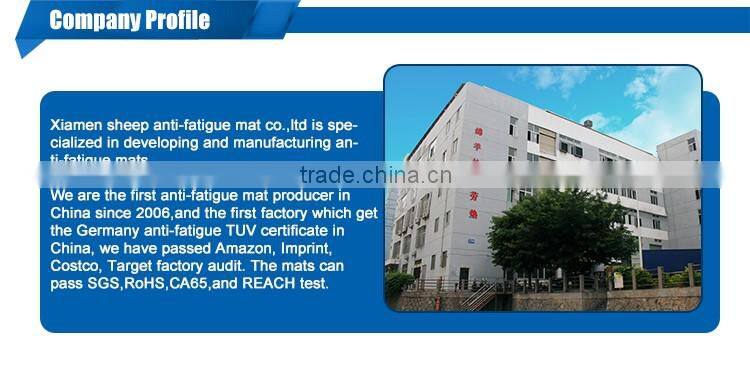 Factory wholesale hairdresser custom foot mat massaging floor cushion