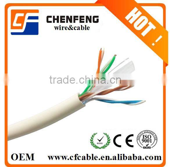 UTP CAT6 Solid Copper Lan Cable Made In China