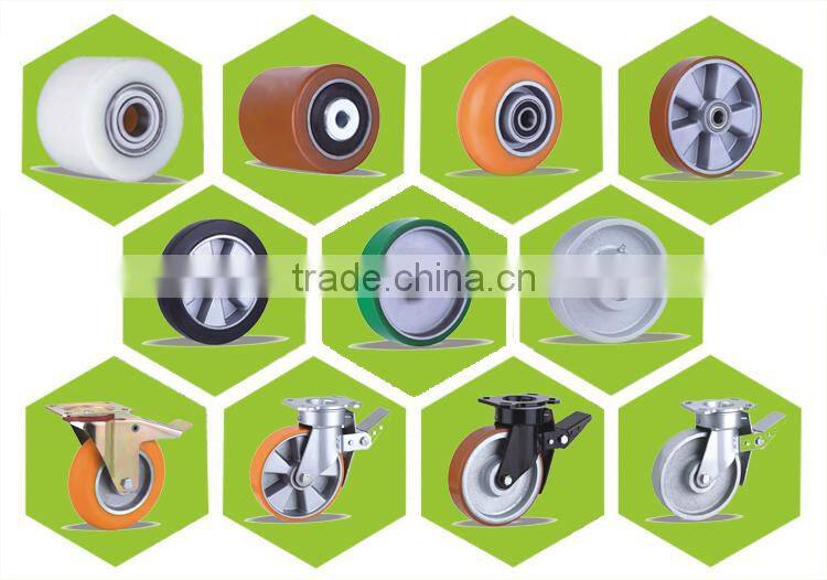 Pu wheel with pp center