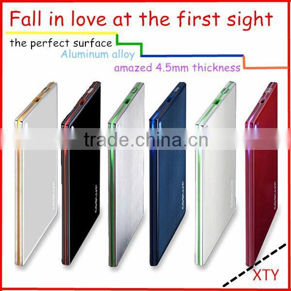 China new products! outdoor ultra thin credit card mobile power bank station