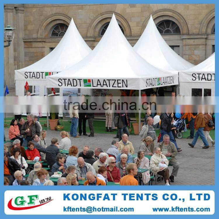 Hot selling aluminum alloy frame structure umbrella market pagoda tent for concert