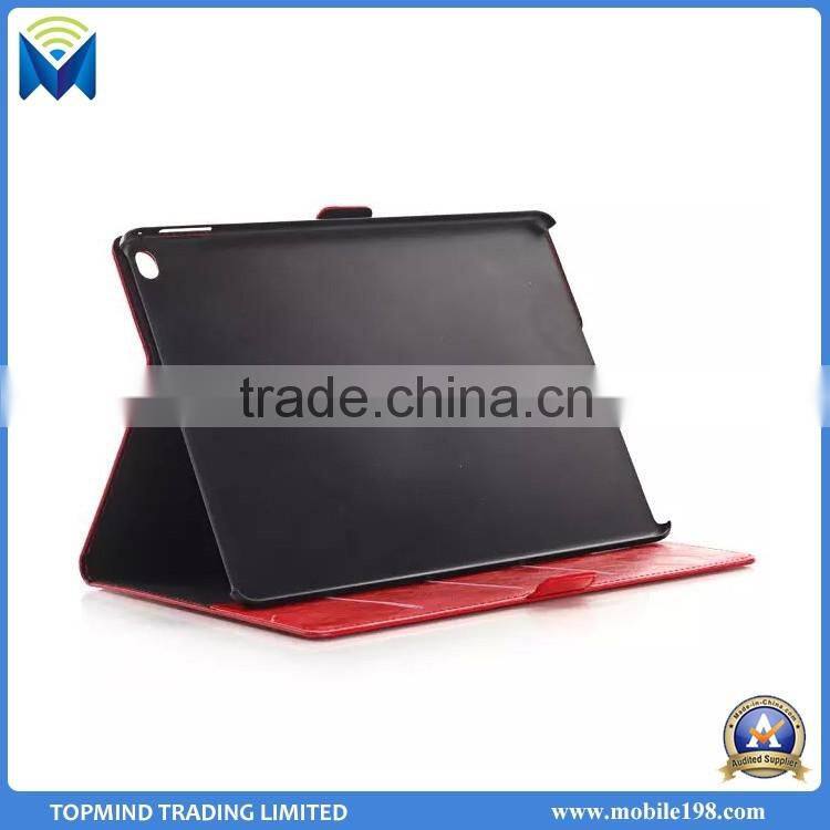 High Quality Folio Leather Case for iPad Pro, Magnetic Buckle Back Case Cover for iPad Pro