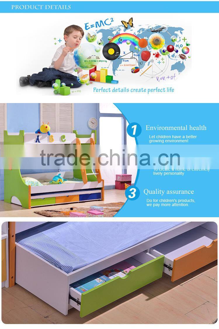 Twin Bunk beds frame double Futon bunk bed 805