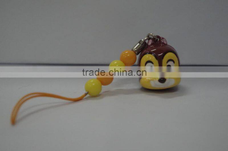 Small Bell Mobile Phone Figure Chains For Kids