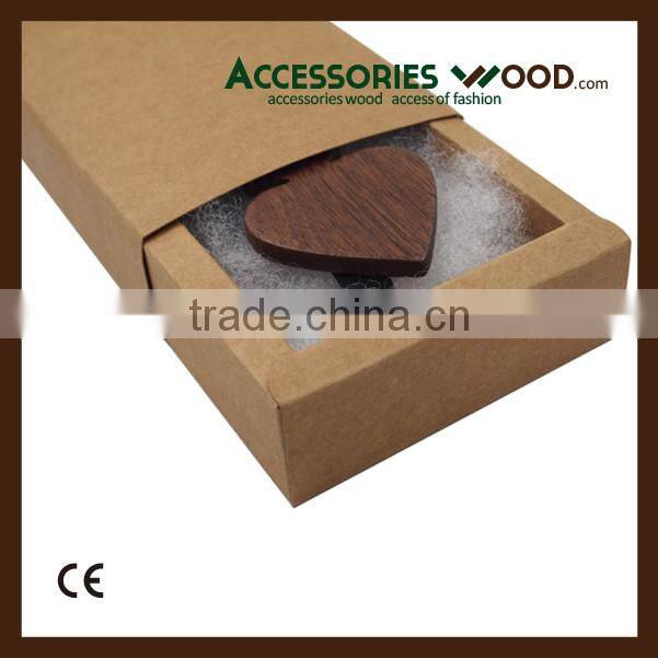 Fashion OEM handmade nature wooden bow ties with gift box