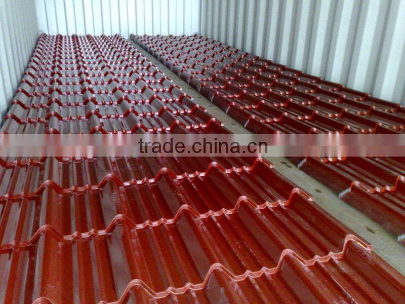 Color Steel Roofing Tile / Color/Galvanized corrugated roofing sheet/Metal tile sheet