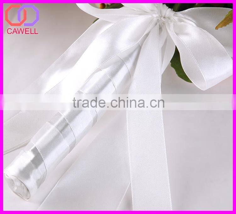 wedding flower heads mini silk rose bouquet very Charming