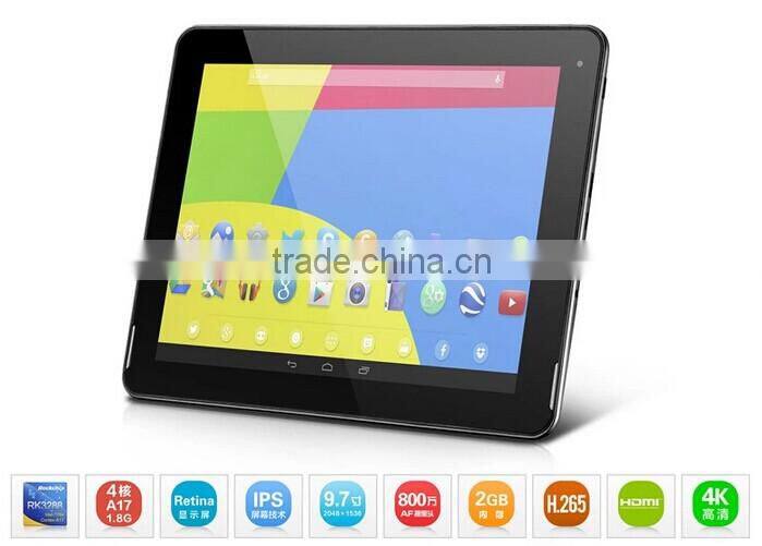 9.7inch Android 4.4 RK3288 Quad core 1.8Ghz Retina Screen 2048*1536 PiPo P1