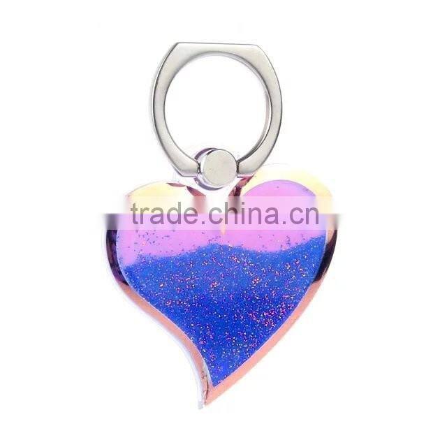 mobile phone heart shape ring holder 360 degree rotation phone holder smartphone ring holder