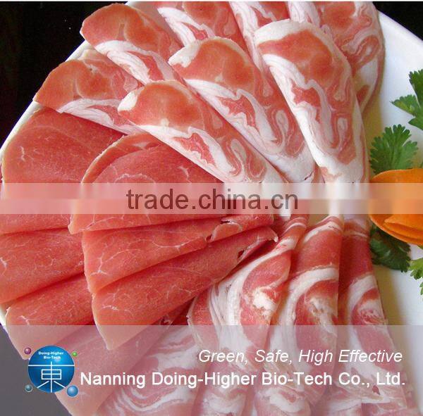 Safe and healthy microbial Meat adhesion