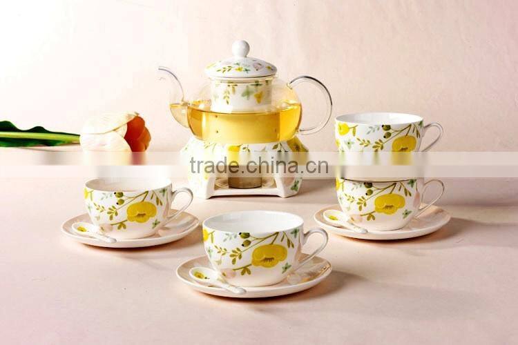 Hot Sale Good Quality Creative Customized Bone China Ceramics Tea Set