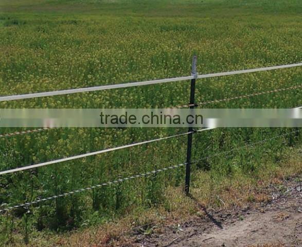 electric fence post for goat farming equipment