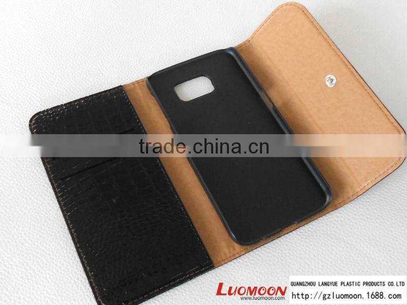 Luxury 4.7 Inch Mobile Phone Leather Cover Case for Samsung Galaxy S6