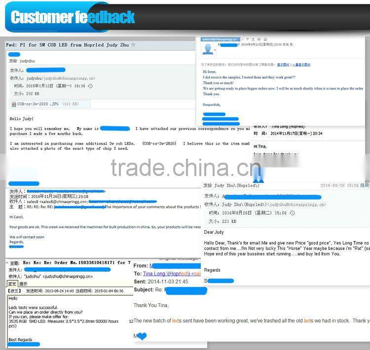 1W Epistar chip 120-130lm LED for Single Streetlight lens