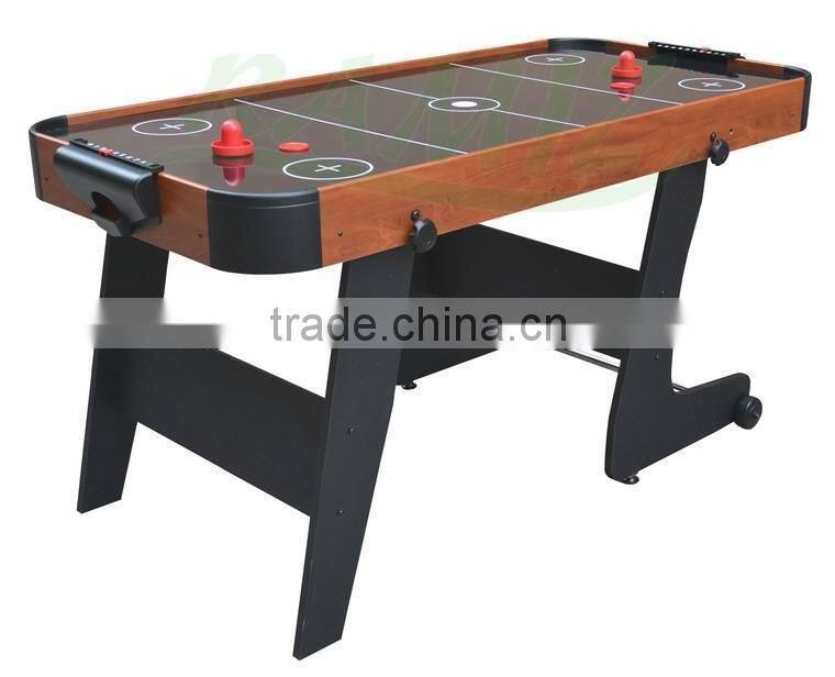 New design folding ice hockey table full size , air powered hockey table for sale