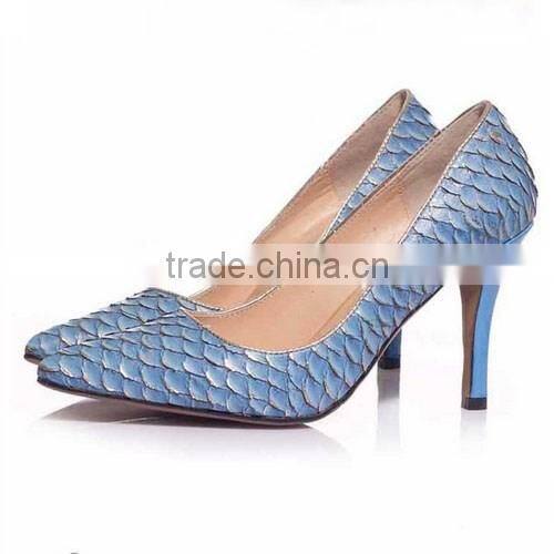 2015 elegant new design leather women high heel shoes lady pumps CP5860