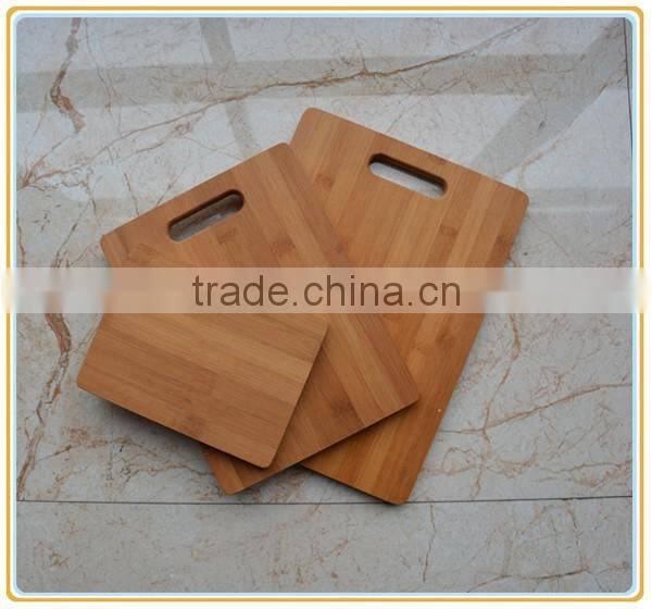 3 Piece Bamboo Cutting Board Set, For Meat & Veggie Prep, Serve Bread, Crackers & Cheese, Cocktail Bar Board