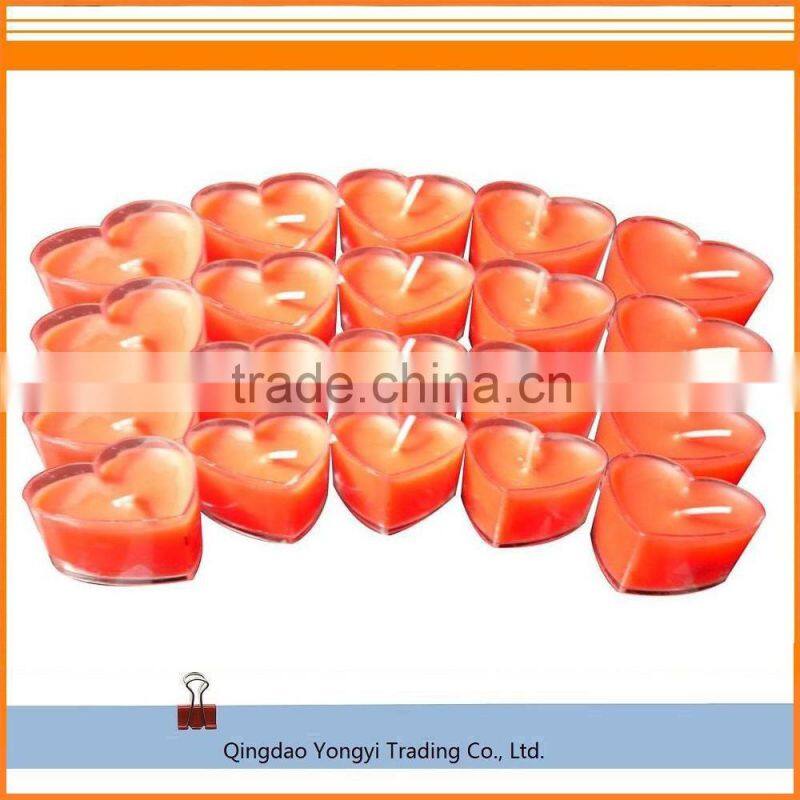 Color Changing Feature and Home Decoration Use Heart type Candle wax