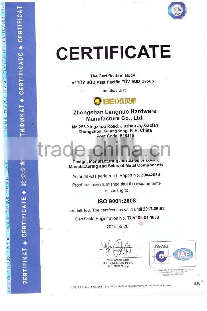 High security 60/70mm adjustable tubular entrance door dead bolt