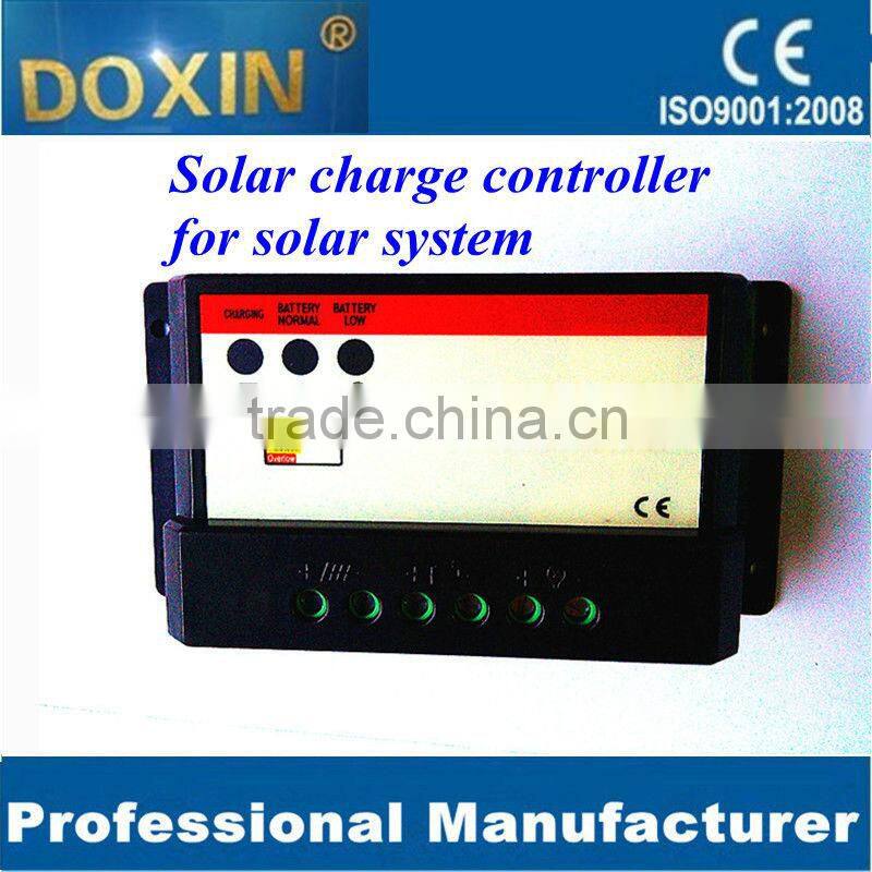 Doxin solar street light charge power controller 12 volt 20 amp 12V/24V for solar system