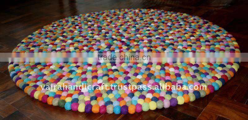 Felt Ball Rugs / Carpet
