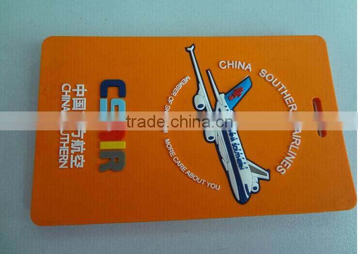 Full Color Print hard plastic Luggage Tag