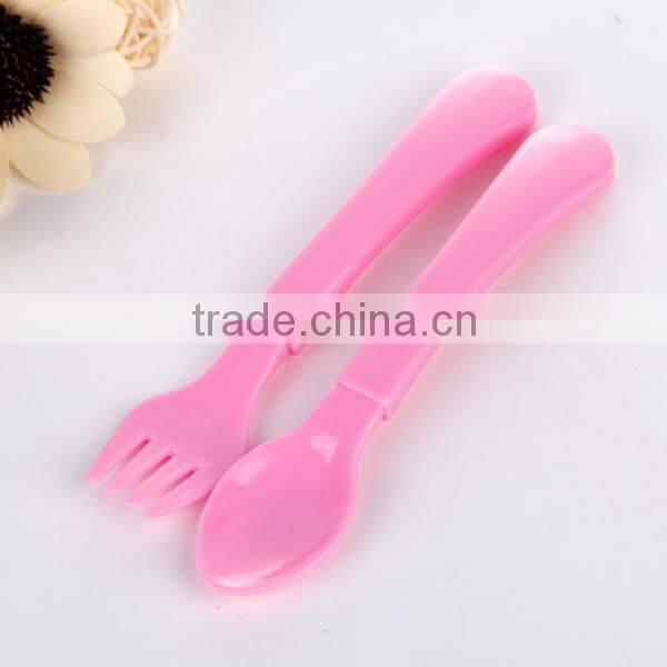 wholesale free sample baby spoon 2015 hot selling baby spoon and fork customized color stainless steel baby spoon