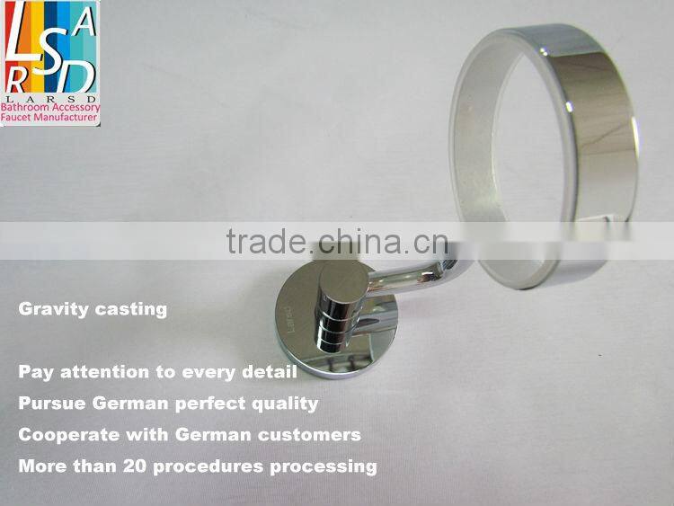 bathroom brass tumbler and cup holder