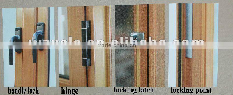 New style aluminium top-hung house window for residential