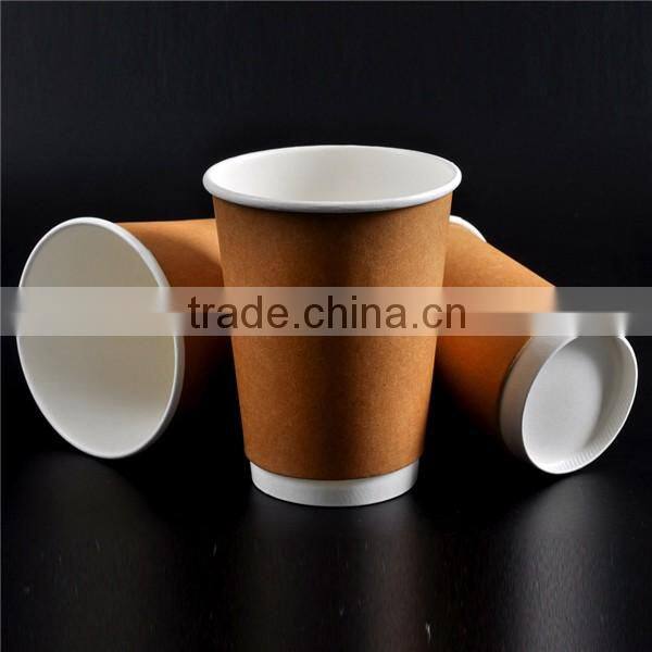 2016 new logo low price and high quality 8oz/9oz paper cup with lids from china alibaba supplier