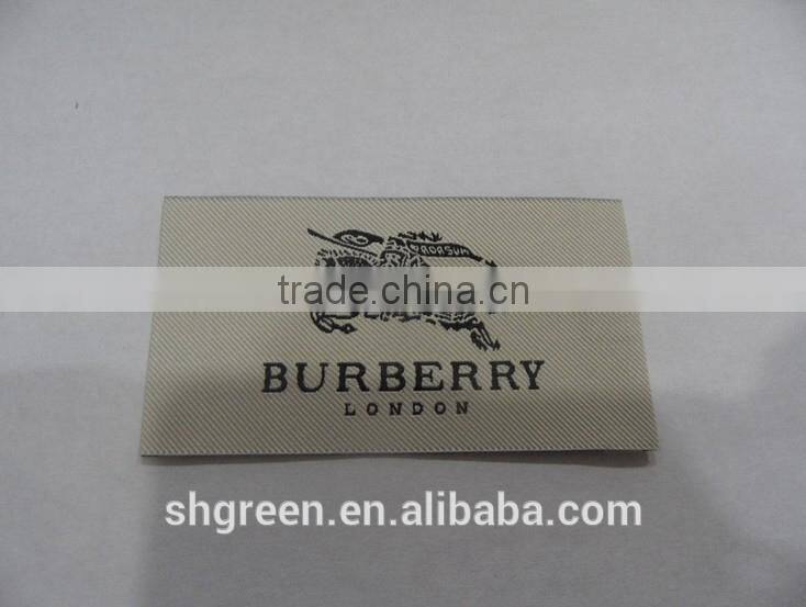 high density fabric neck tags for suits