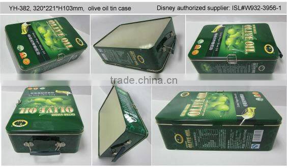 metal oil bottle storage box