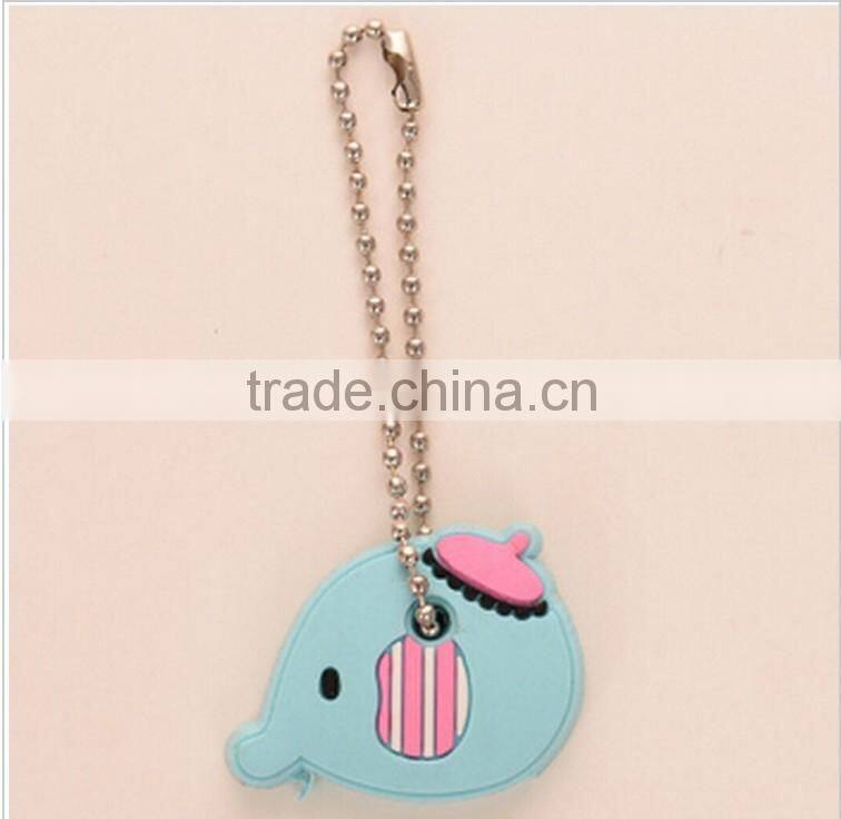 Kawaii Animal Silicon Key Caps Keys Keychain Case Shell Novelty Item,Christmas Gift KCS