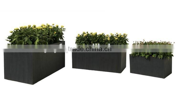 Chinese Outdoor Planter FRP fiberglass flower garden pot