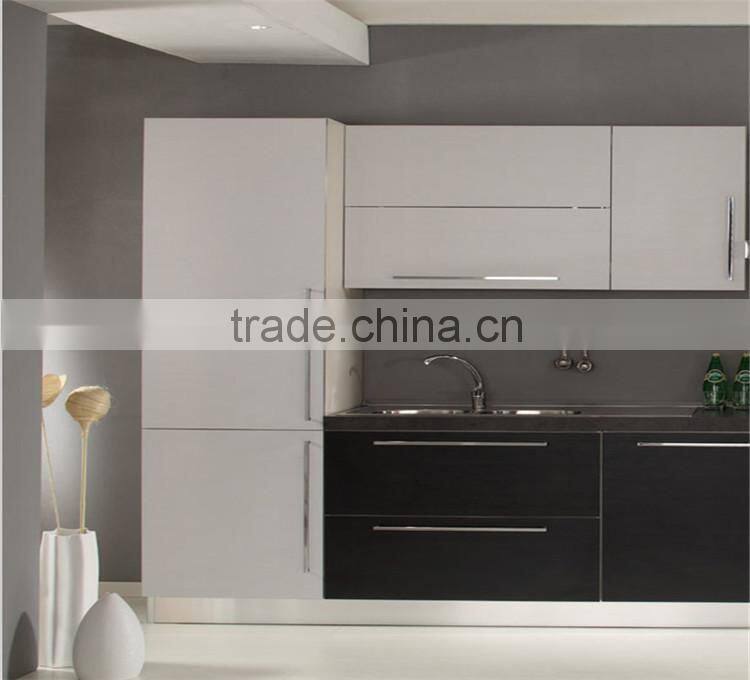 Custom melamine kitchen cabinet for kitchen with kitchenware