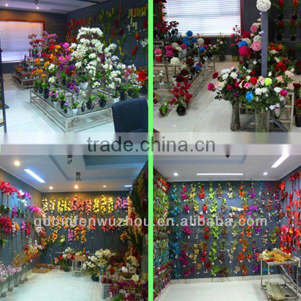 wholesale artificial PU Rose Bouquet for Wedding decoration