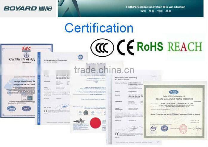 R22 hermetic Horizontal rotary compressor air conditioner for caravan