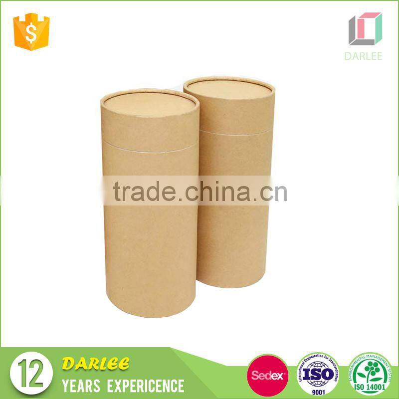 Hot sale custom design round kraft tube box with own logo printed