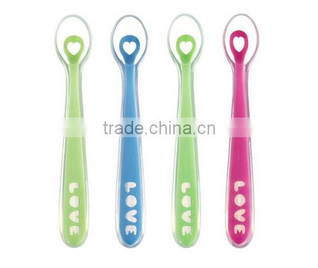 silicone spoon for baby ,baby feeding spoon,infant kids children silicone spoon