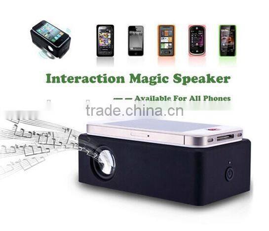 new design portable magnetic magic induction audio speakers
